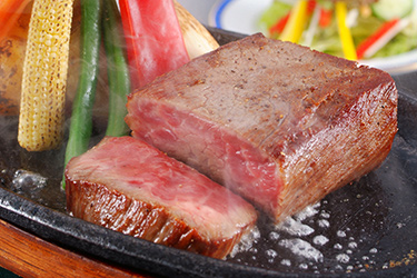 Steak de bœuf Tajima